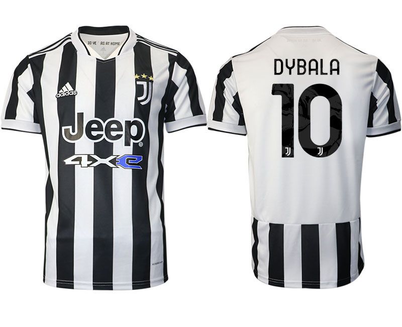 Men 2021-2022 Club Juventus home aaa version white #10 Adidas Soccer Jerseys->liverpool jersey->Soccer Club Jersey